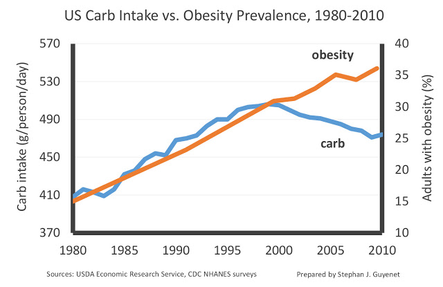 Carbs vs. obesity getting fat